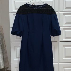 Navy Laces Dress
